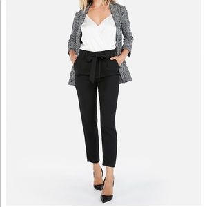 NWT! EXPRESS high-wasted ankle sash pants
